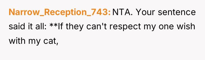 Narrow_Reception_743 NTA. Your sentence said it all: **If they can't...