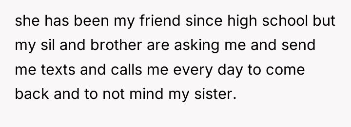 she has been my friend since high school but my...