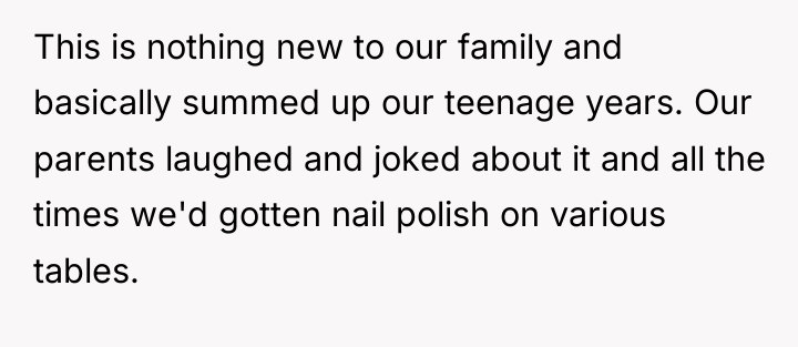 This is nothing new to our family and basically summed...