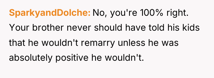 SparkyandDolche No, you're 100% right. Your brother never should have...