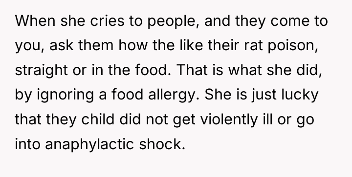 When she cries to people, and they come to you,...