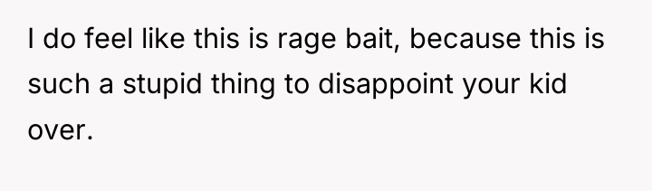 I do feel like this is rage bait, because this...