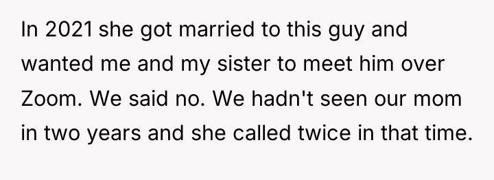 In 2021 she got married to this guy and wanted...