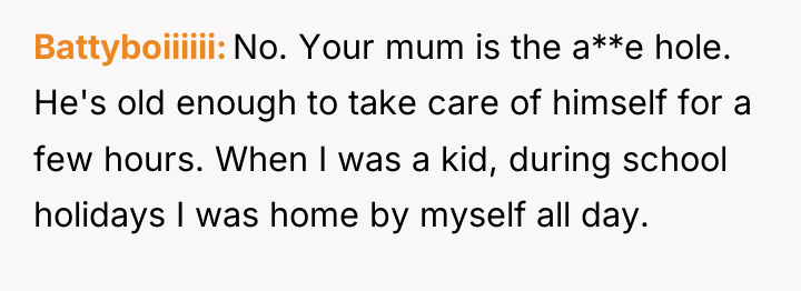 Battyboiiiiii No. Your mum is the a**e hole. He's old...