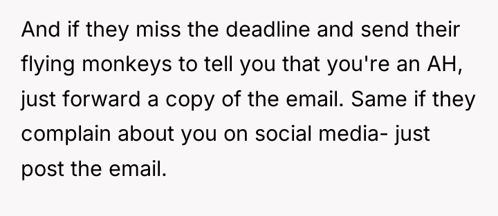And if they miss the deadline and send their flying...