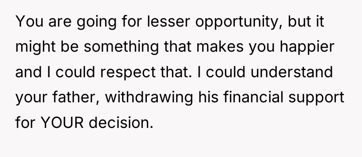 You are going for lesser opportunity, but it might be...