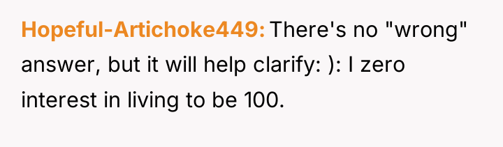 Hopeful-Artichoke449 There's no "wrong" answer, but it will help clarify:...