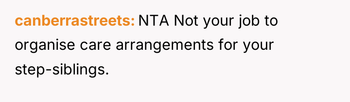canberrastreets NTA Not your job to organise care arrangements for...