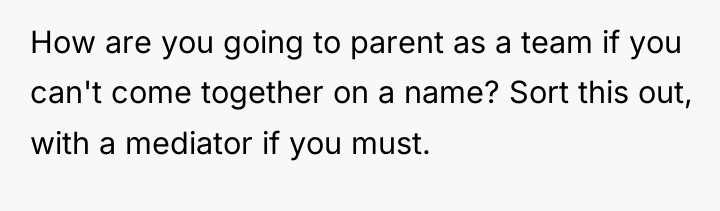 How are you going to parent as a team if...