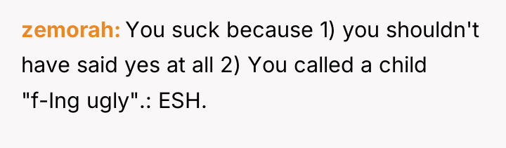 zemorah You suck because 1) you shouldn't have said yes...