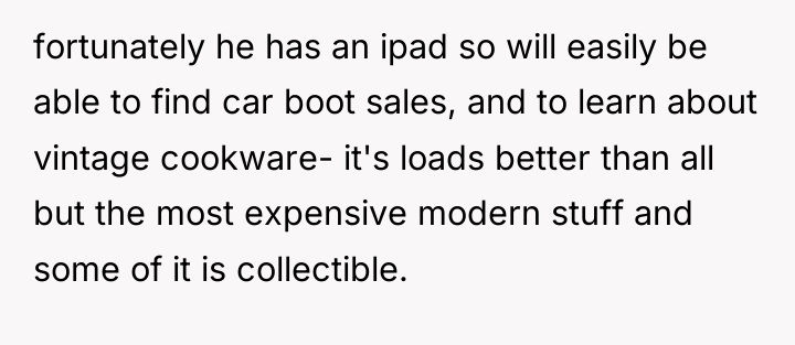 fortunately he has an ipad so will easily be able...