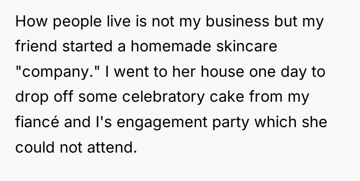 How people live is not my business but my friend...