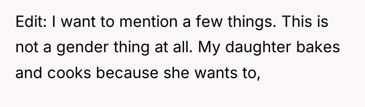 Edit: I want to mention a few things. This is...