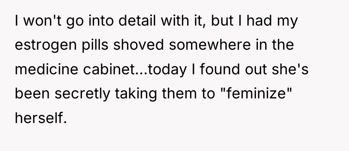 I won't go into detail with it, but I had...