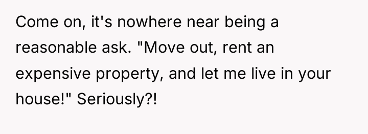 Come on, it's nowhere near being a reasonable ask. "Move...