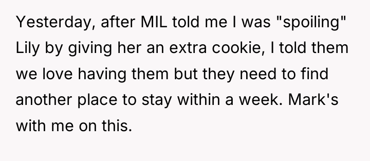 Yesterday, after MIL told me I was "spoiling" Lily by...