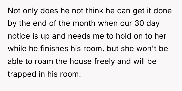 Not only does he not think he can get it...