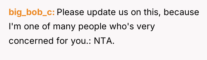 big_bob_c Please update us on this, because I'm one of...