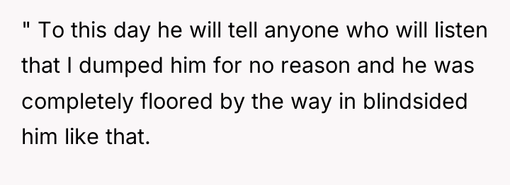 " To this day he will tell anyone who will...