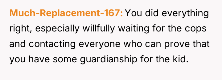 Much-Replacement-167 You did everything right, especially willfully waiting for the...