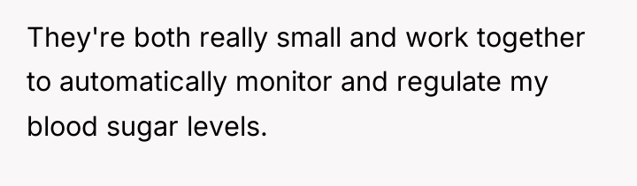 They're both really small and work together to automatically monitor...