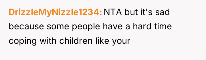 DrizzleMyNizzle1234 NTA but it's sad because some people have a...