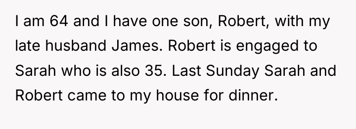 I am 64 and I have one son, Robert, with...