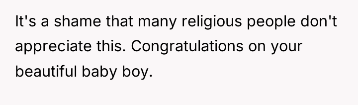 It's a shame that many religious people don't appreciate this....