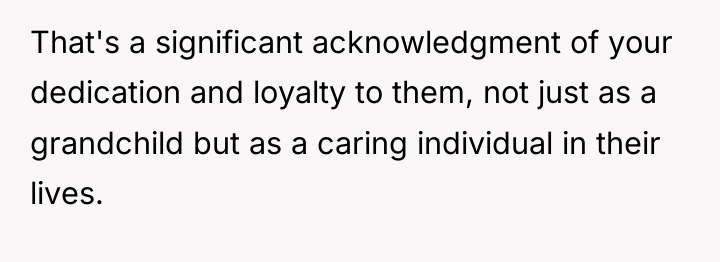 That's a significant acknowledgment of your dedication and loyalty to...