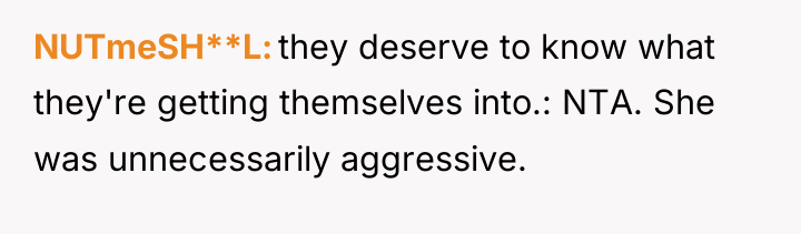 NUTmeSH**L they deserve to know what they're getting themselves into.:...