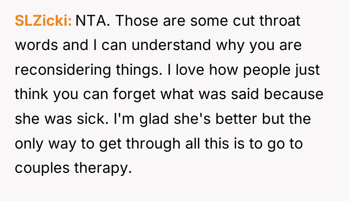 SLZicki NTA. Those are some cut throat words and I...