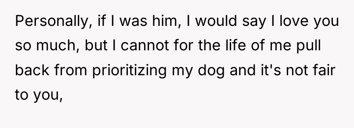 Personally, if I was him, I would say I love...