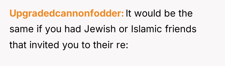 Upgradedcannonfodder It would be the same if you had Jewish...