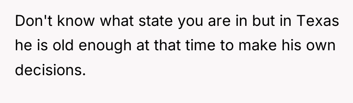 Don't know what state you are in but in Texas...