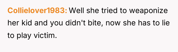 Collielover1983 Well she tried to weaponize her kid and you...