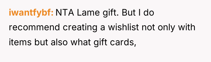 iwantfybf NTA Lame gift. But I do recommend creating a...