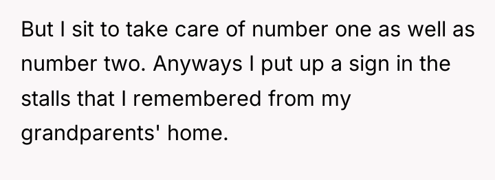 But I sit to take care of number one as...