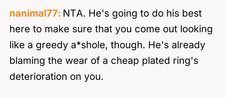 nanimal77 NTA. He's going to do his best here to...