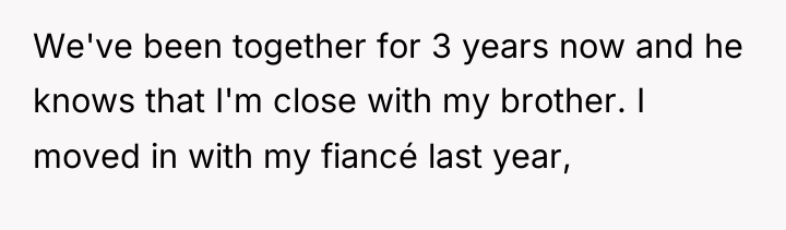 We've been together for 3 years now and he knows...