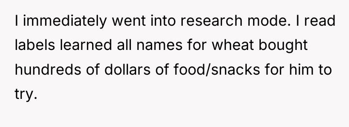 I immediately went into research mode. I read labels learned...