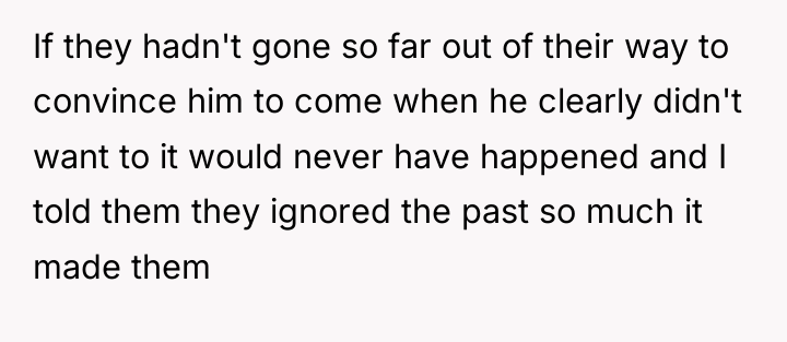 If they hadn't gone so far out of their way...