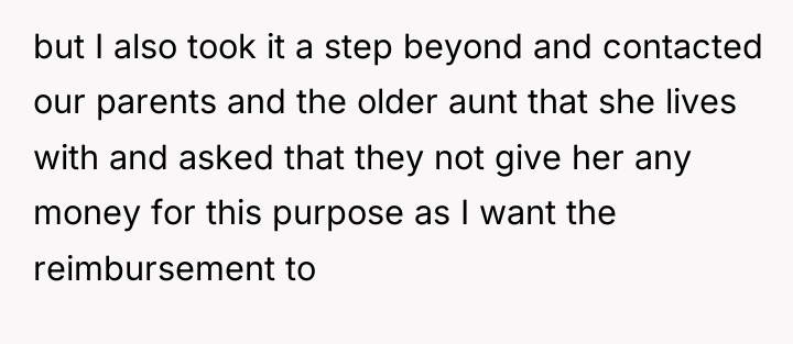 but I also took it a step beyond and contacted...