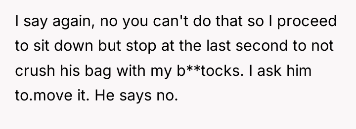 I say again, no you can't do that so I...