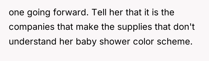 one going forward. Tell her that it is the companies...