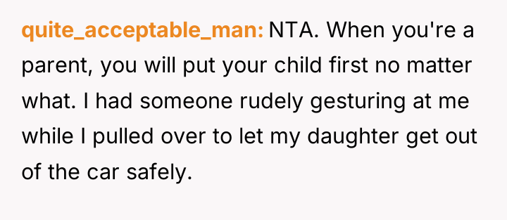 quite_acceptable_man NTA. When you're a parent, you will put your...