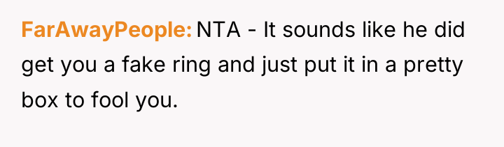 FarAwayPeople NTA - It sounds like he did get you...