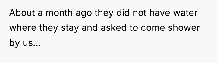 About a month ago they did not have water where...