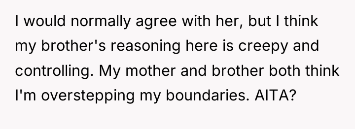 I would normally agree with her, but I think my...
