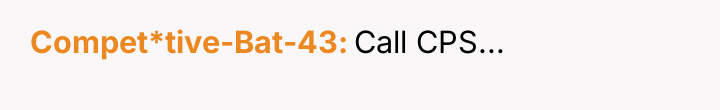 Compet*tive-Bat-43 Call CPS...