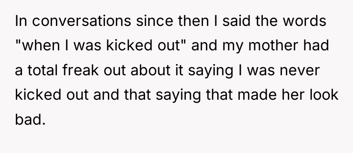 In conversations since then I said the words "when I...